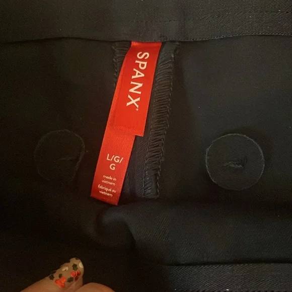 Spanx polished kick flare in classic navy - Picture 6 of 7